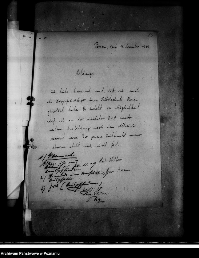 Obraz 19 z jednostki "Bewerbungen um Anstellung von Beamten"