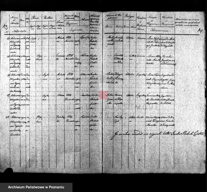 Obraz 9 z jednostki "Liber baptisatorum, copulatorum, mortuorum"