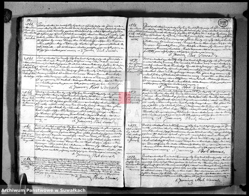 image.from.unit.number "Księga duplikat urodzonych, zaślubionych i umarłych urzędnika stanu cywilnego, parafii suwalskiey na rok 1835"