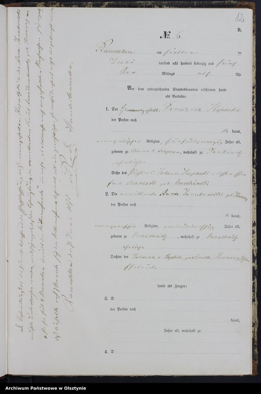 image.from.unit.number "Heiraths-Neben-Register Nr 1 - 19"