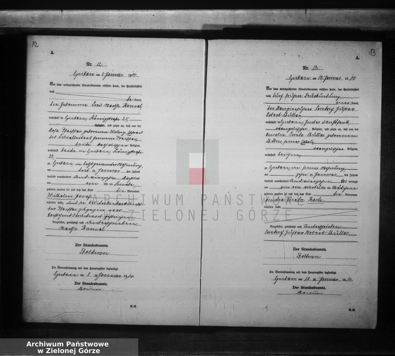 image.from.unit.number "Geburts-Neben-Register, Vol. I No 1 bis 271"