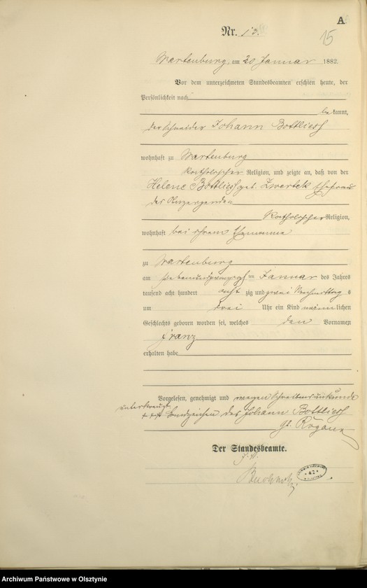 image.from.unit.number "Geburts-Haupt-Register Nr 1 - 206"