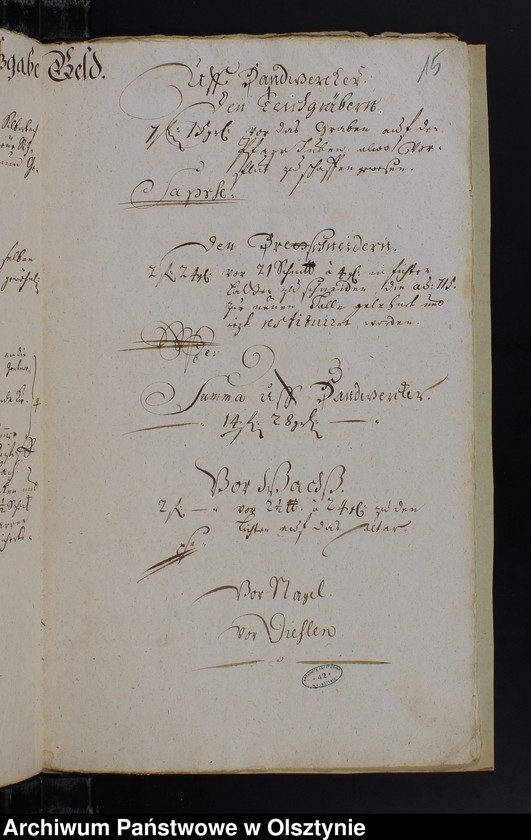 image.from.unit.number "Jahr Rechnung der Silberbachschen Kirchen"