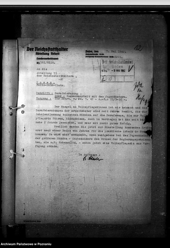 Obraz 16 z jednostki "Volkspflegerinnen - allgemeines. Insbesondere Ausbildung"