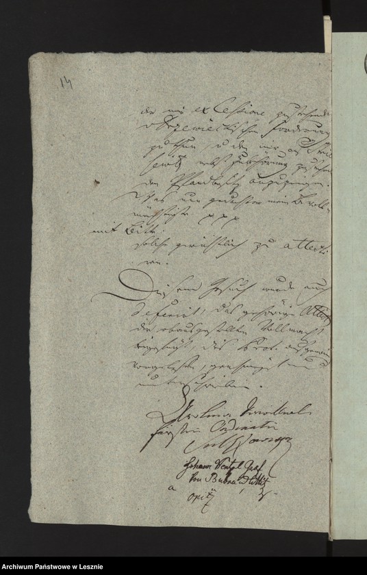 Obraz 16 z jednostki "[Acta generalia des Patrimonialgerichts der hiesigen katholischen Kirchen-Jurisdiction die actus voluntariae iurisdictionis betreffend]"