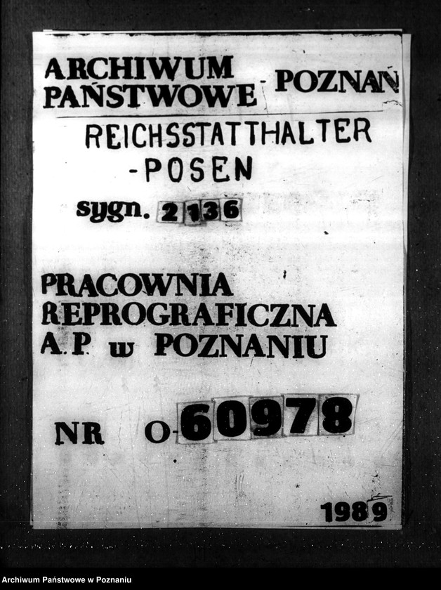 Obraz 1 z jednostki "Amtsärzte Kreis Samter (Szamotuły) - wyposażenie szpitali"