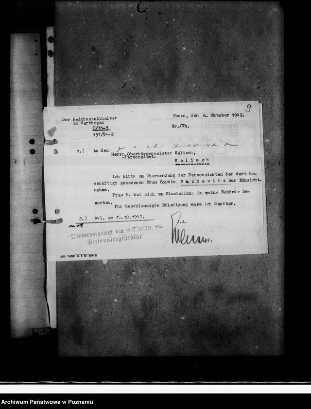 Obraz 14 z jednostki "Bewerbungen um Anstellung"