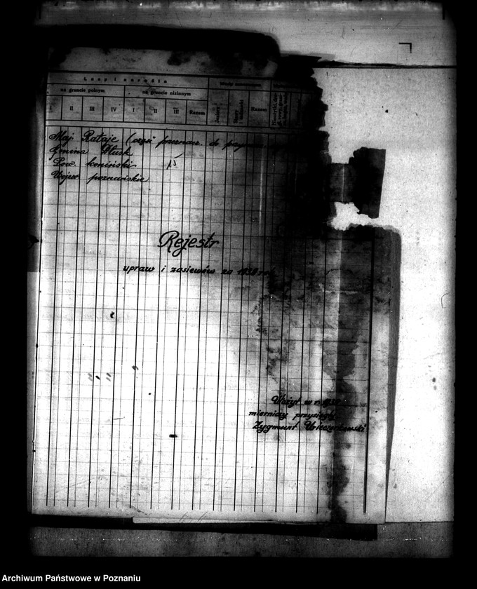 Obraz 19 z jednostki "Administracja przejściowa majątku Rataje powiatu konińskiego"