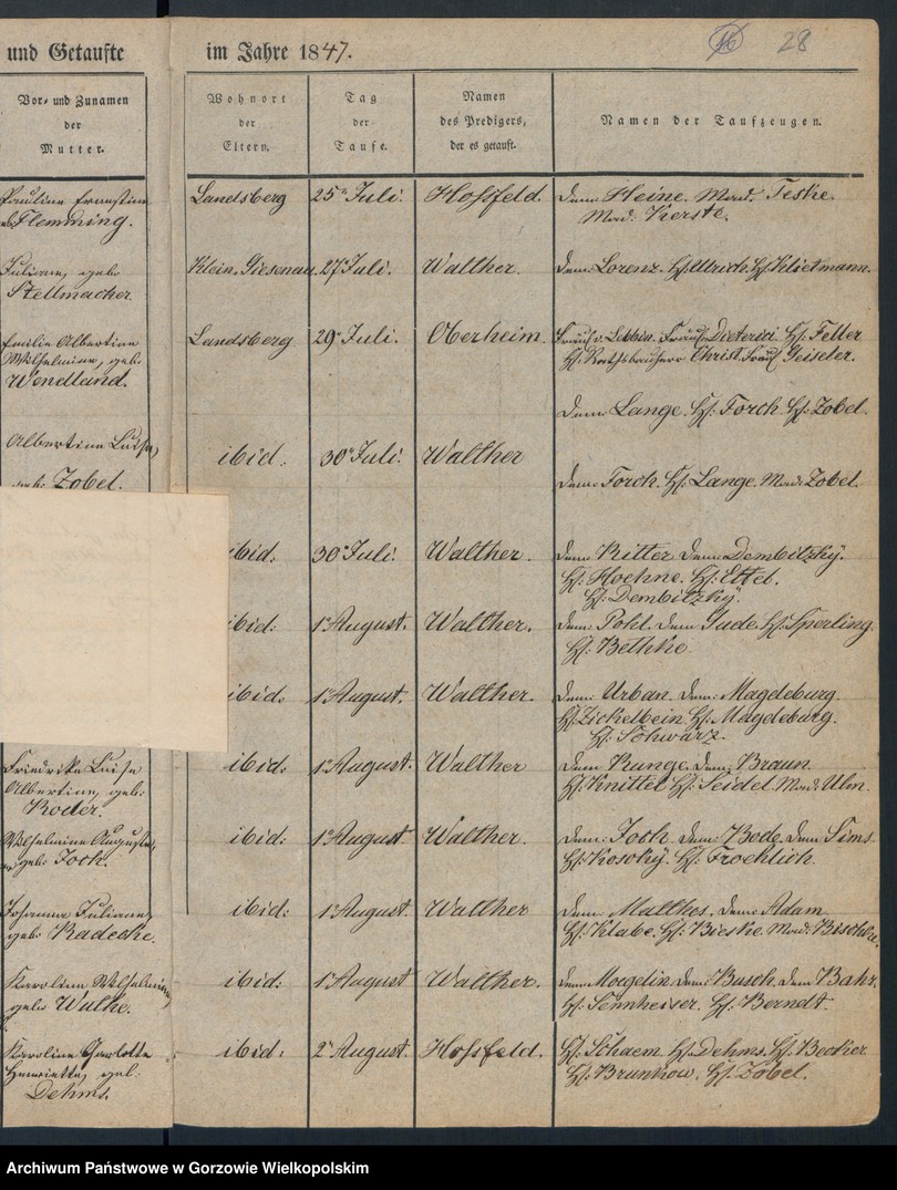 image.from.unit.number "Duplikate der Hauptkirche zu Landsberg an der Warthe (Zawiera księgę chrztów Kościoła Mariackiego (Hauptkirche) z 1848 r. i księgę zgonów Konkordienkirche z 1847 r.)"