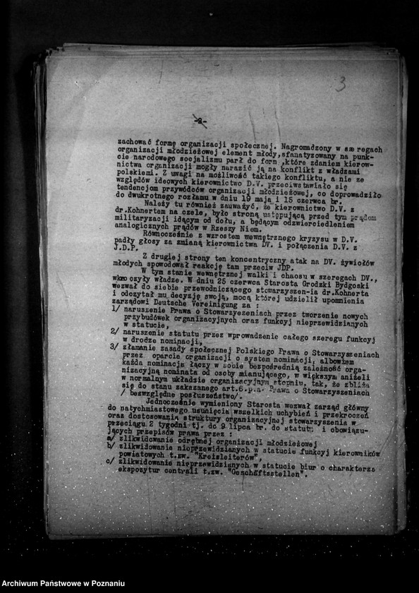 Obraz 8 z jednostki "Sprawozdania z życia mniejszości narodowych za okres od 16 czerwca do 15 grudnia 1936 r."