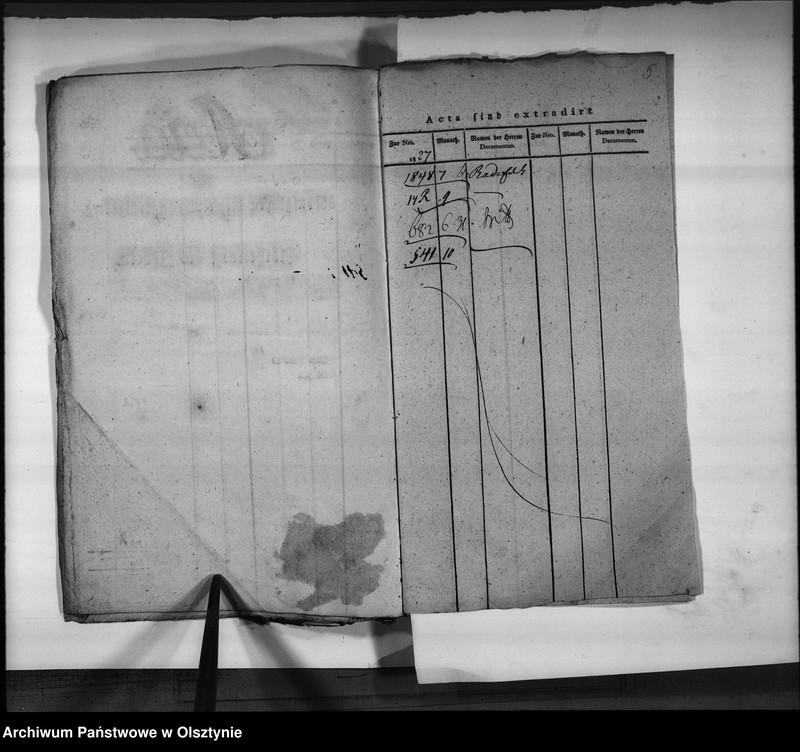 image.from.unit.number "Anstellung des Kreissekretair Sturmhoefel [Johann Friedrich] als Regierungs-Sekretair"