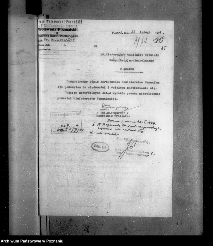 Obraz 20 z jednostki "Rozporządzenia stałe /różne treści/"