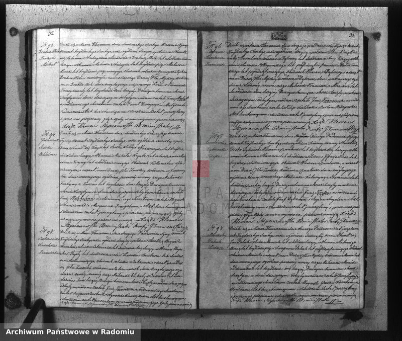 image.from.unit.number "Akta urodzin, małżeństw i zeyścia w gminie parafii Głowaczewskiej w roku 1836"