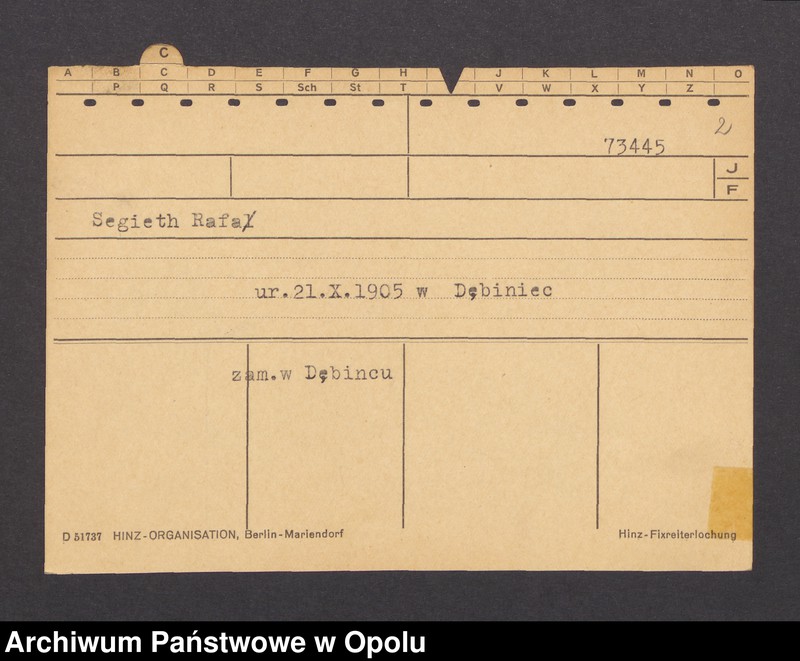 Obraz 4 z jednostki "[Godzinski, Oppeln]"