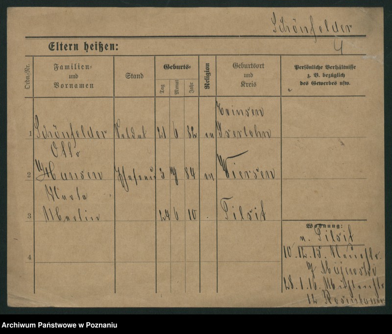 image.from.unit.number "Szenfelder (Schön) - Szeptycki"