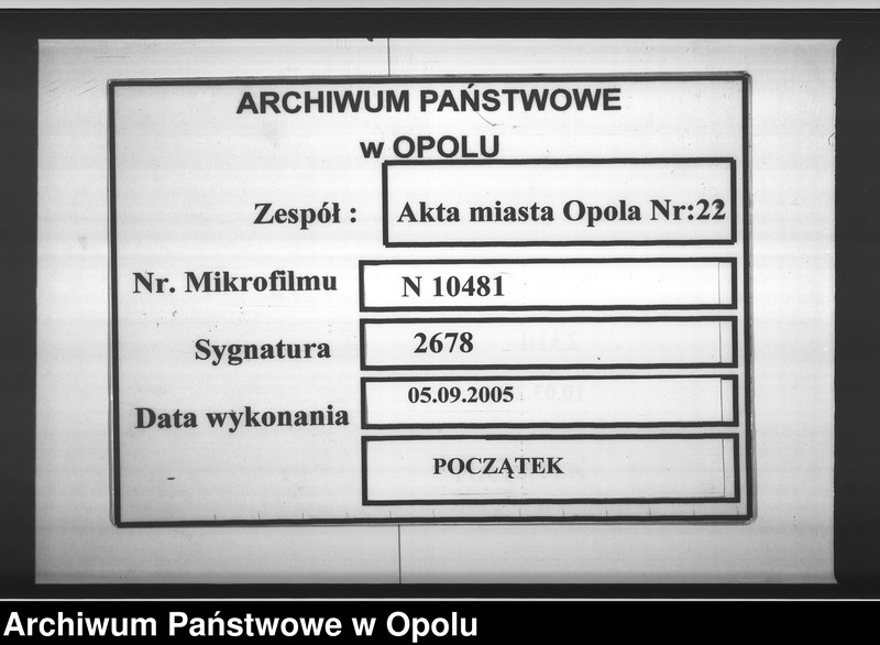 Obraz 1 z jednostki "Acta des Magistrats zu Oppeln betreffend: die Unterstützung hiesiger Armen durch Verabreichung von Suppen"