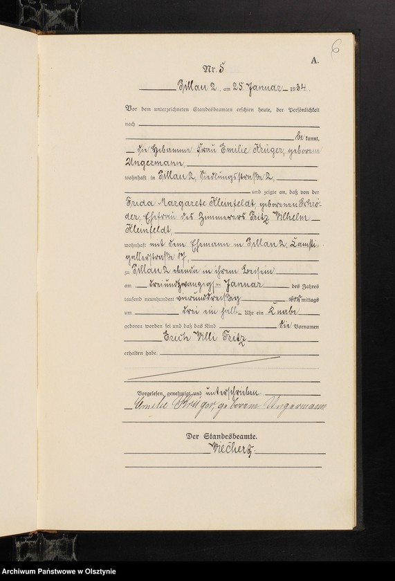 image.from.unit.number "Geburts-Haupt-Register Nr 1 - 88"