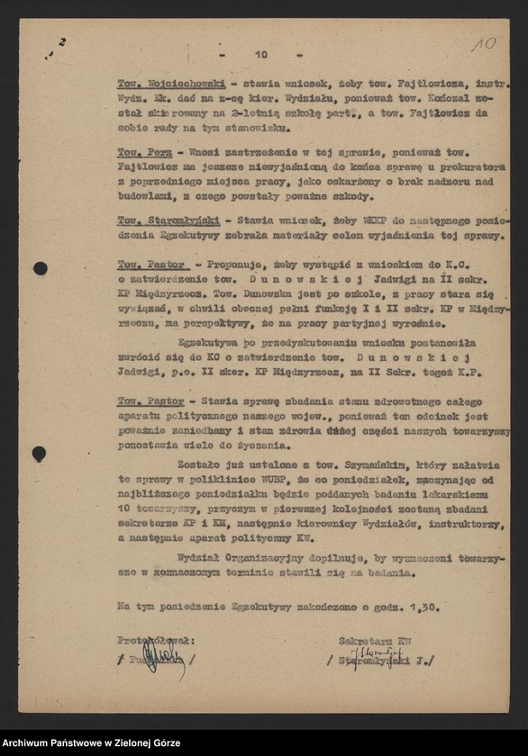 image.from.unit.number "Protokóły posiedzeń Egzekutywy KW z załącznikami. Lipiec - Sierpień"