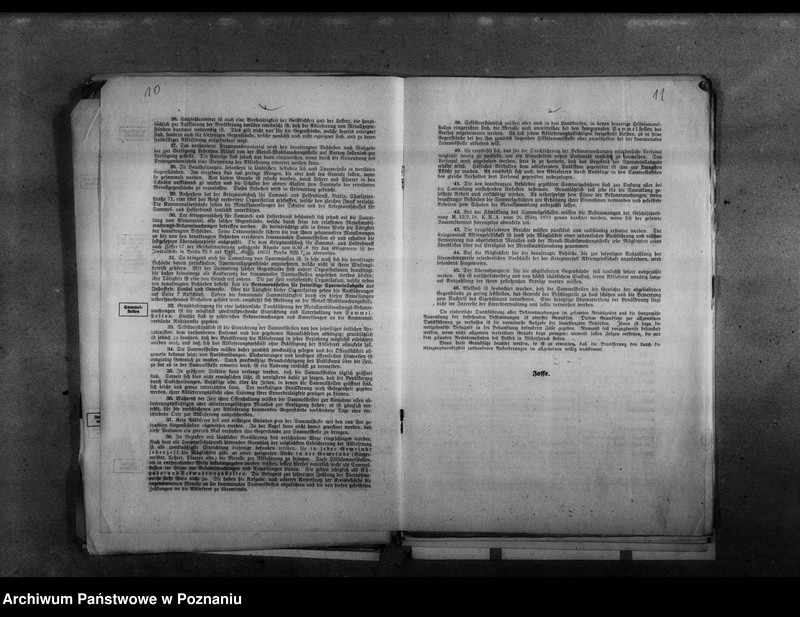 Obraz 11 z jednostki "Rozpoządzenia niemieckiego ministerstwa wojny dotyczące konfiskat kruszczów - druk, [język niemiecki.]"