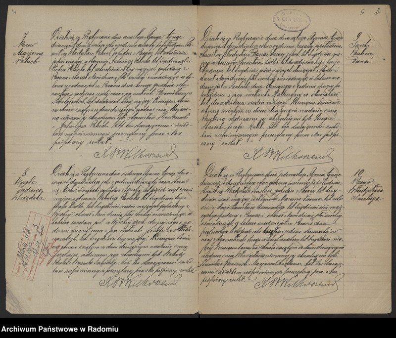 image.from.unit.number "[Duplikat akt urodzonych, zaślubionych i zmarłych parafii Przybyszew w 1920 roku]"