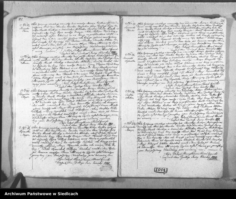 Obraz 14 z jednostki "Akta urodzin, małżeństw, zgonów"