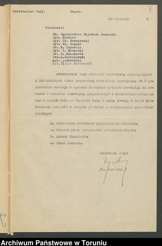image.from.unit.number "[Korespondencja, protokoły zebrań, sprawozdania]"