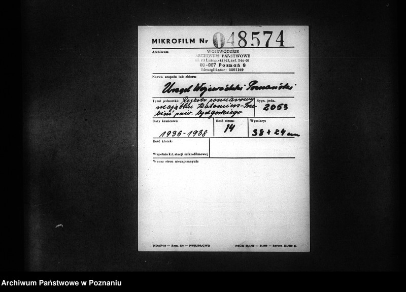 image.from.unit.number "Rejestr pomiarowy majątków Kotomierz-Trzebień powiatu bydgoskiego"