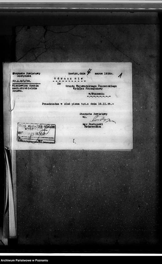 Obraz 5 z jednostki "Mechaniczna obrabiarnia drzewa w Krobi , własność Wiśniewicza /rozbudowa/"