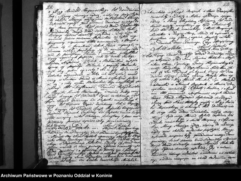 Obraz 15 z jednostki "Akta urodzonych, zaślubionych i zmarłych"