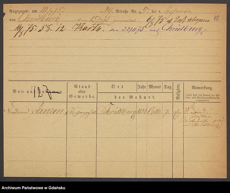 image.from.unit.number "Karty meldunkowe: Janzen E. - Janzon "