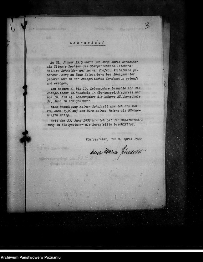 Obraz 7 z jednostki "Bewerbungen um Anstellung"