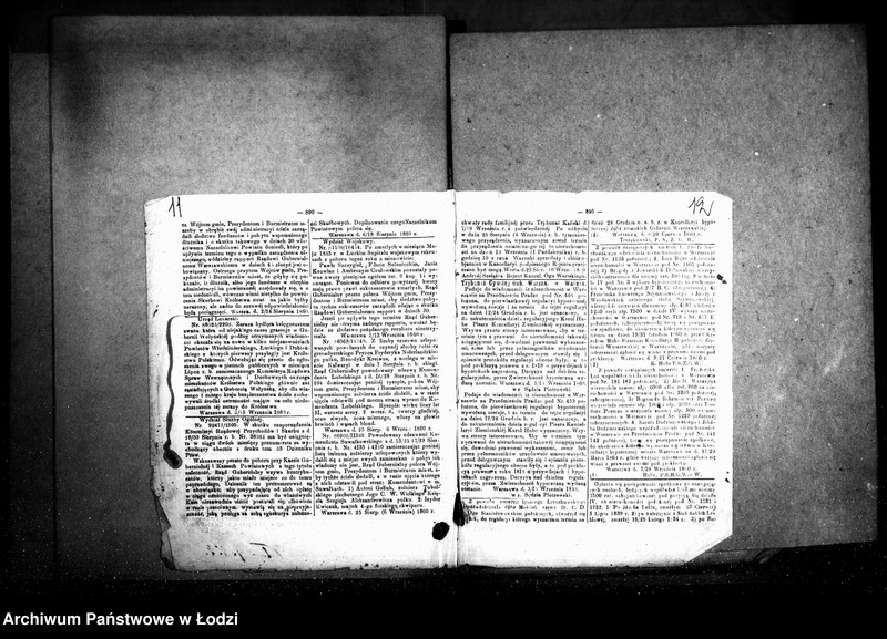 Obraz 12 z jednostki "Korespondencja w przedmiocie ustawy o podatku konsumpcyjnym od tabaki i tytoniu"