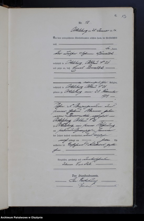 image.from.unit.number "Sterbe-Haupt-Register Nr 1 - 200"