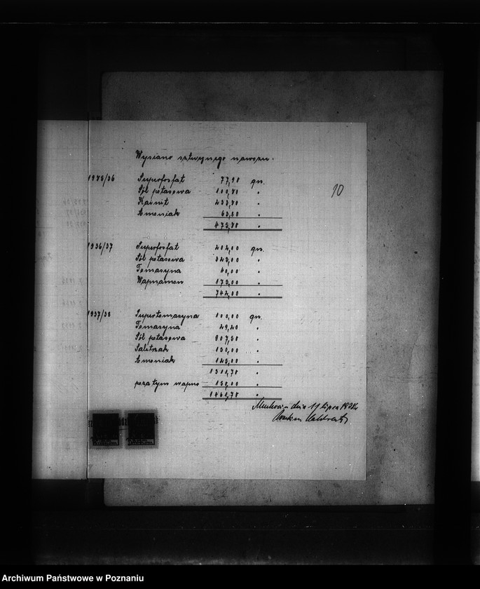 Obraz 14 z jednostki "Majątek Muchocin powiatu międzychodzkiego wyłączenie z art. 4/5 ustawy o wykonaniu reformy rolnej"