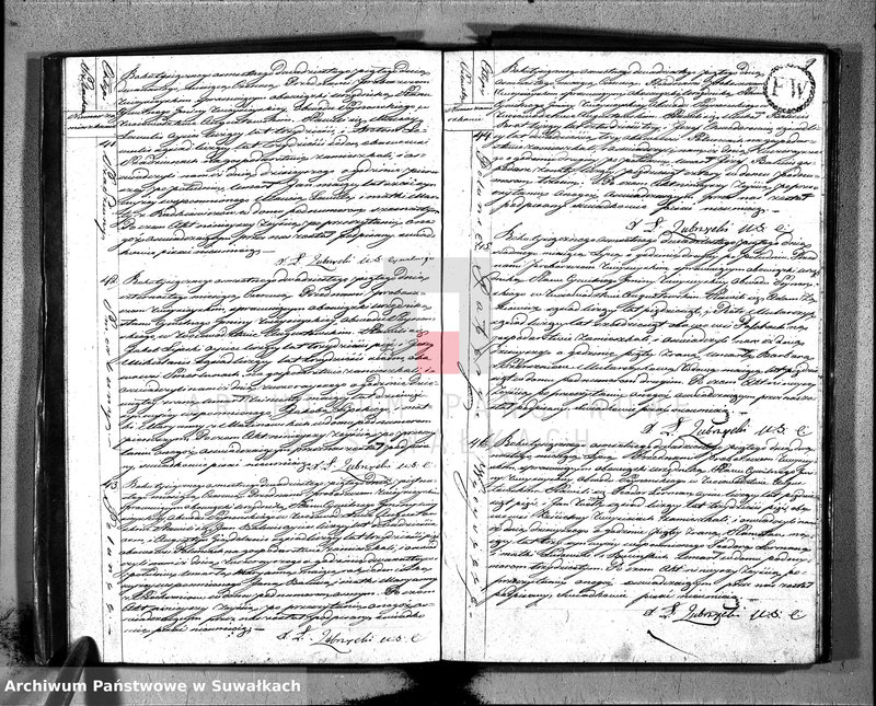 image.from.unit.number "Akta umarłych urzędnika stanu cywilnego gminy wieysieyskiey z 1825 roku"