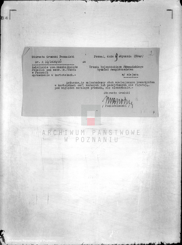 Obraz 6 z jednostki "/Katolickie Towarzystwo Rzemieślników Polskich w Poznaniu/"