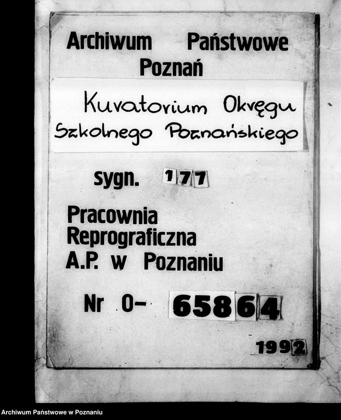 Obraz 1 z jednostki "Prywatna Szkoła Powszechna żeńska Najświętszego Serca Jezusowego- Poznań"