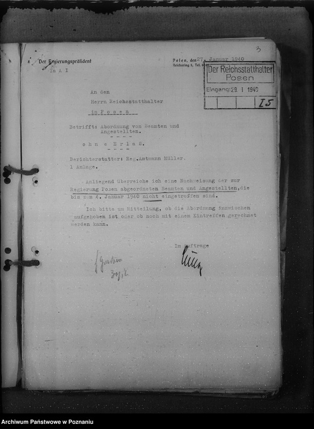 Obraz 7 z jednostki "Besoldung - und Beförderungssachen der Beamten und Angestellten"