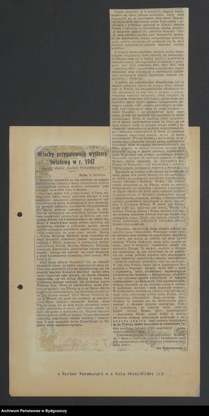 image.from.unit.number "Inne wystawy - wycinki prasowe"