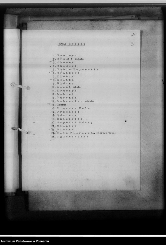 image.from.unit.number "Einziehungsprotokolle [ksiąg kościelnych] Leslau-Land [powiat włocławski, województwo bydgoskie]"