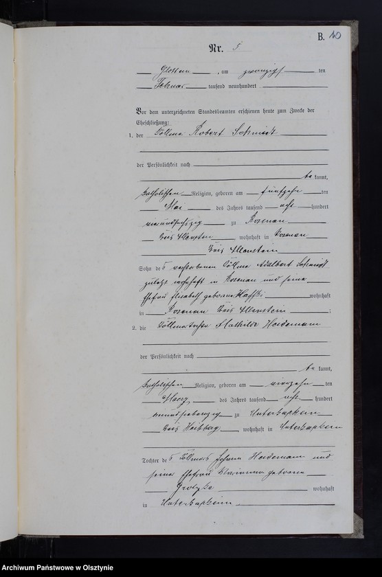 image.from.unit.number "Heiraths-Neben-Register Nr 1 - 14"
