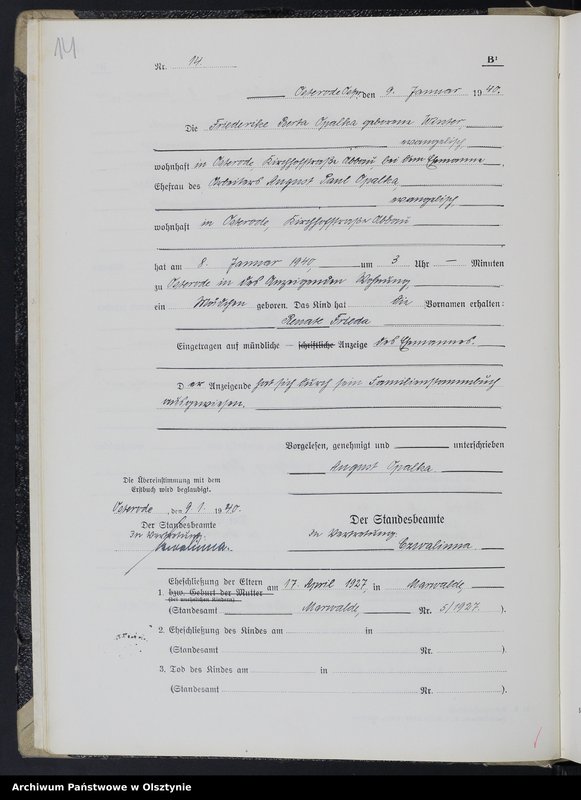 image.from.unit.number "Geburtenbuch-Zweitbuch Tom I,Nr 1 - 395"
