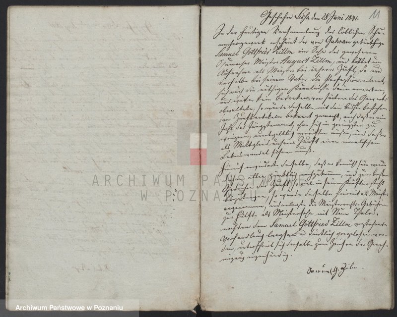 Obraz 10 z jednostki "[Protokolarz wyzwolin i przyjęć w naukę cechu szewców w Lesznie]"