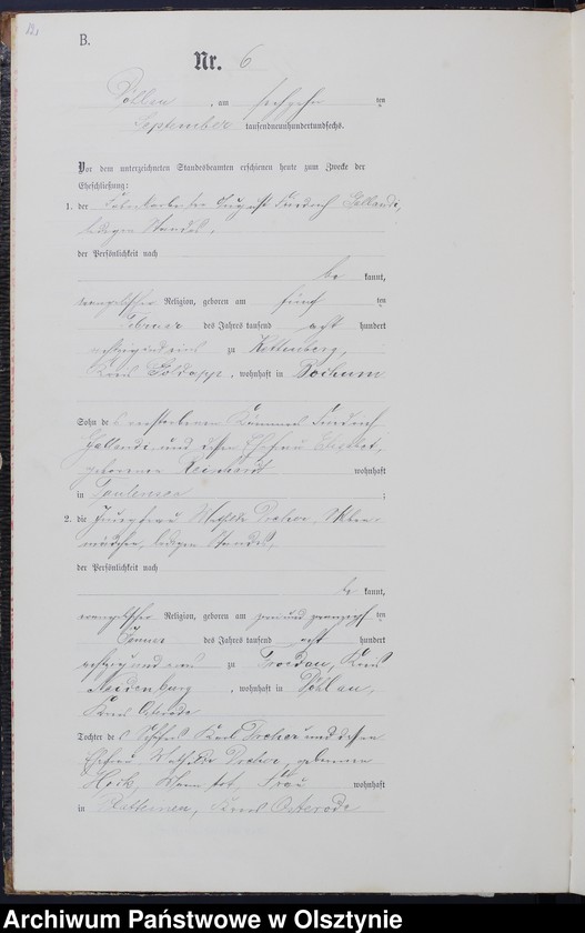 image.from.unit.number "Heiraths-Neben-Register Nr 1 - 9"