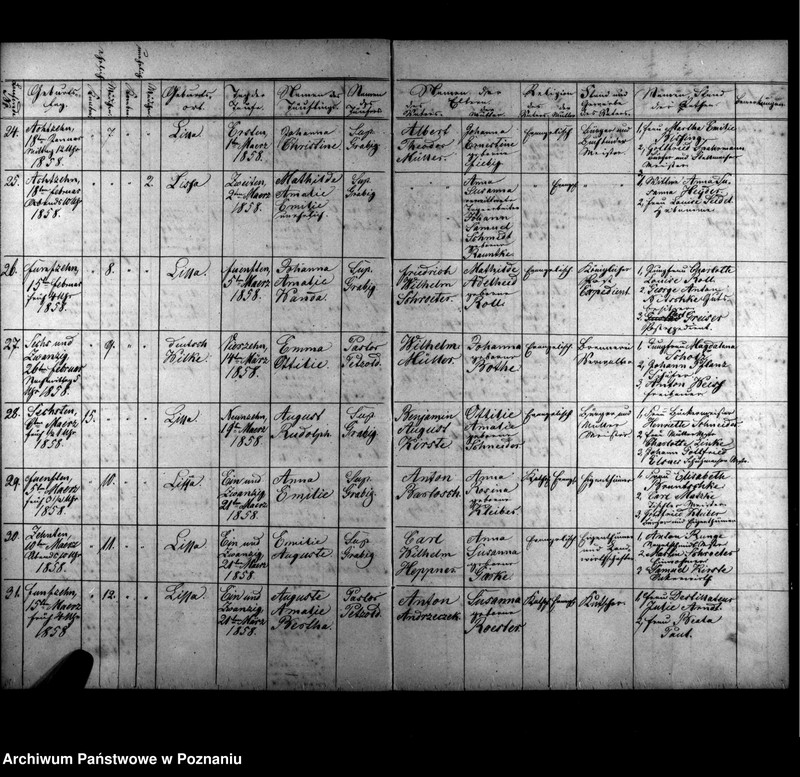 Obraz 18 z jednostki "Duplikat der Getrauten, Gebornen u. Verstorbenen"