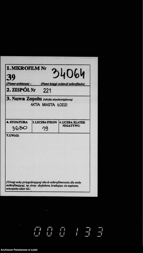 Obraz 2 z jednostki "O členach lodzinskago gorodskago lesnago komiteta"