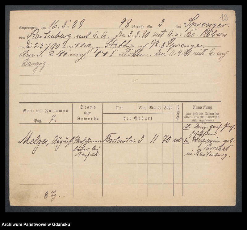 image.from.unit.number "Karty meldunkowe: Melzer Adolf - Menss"