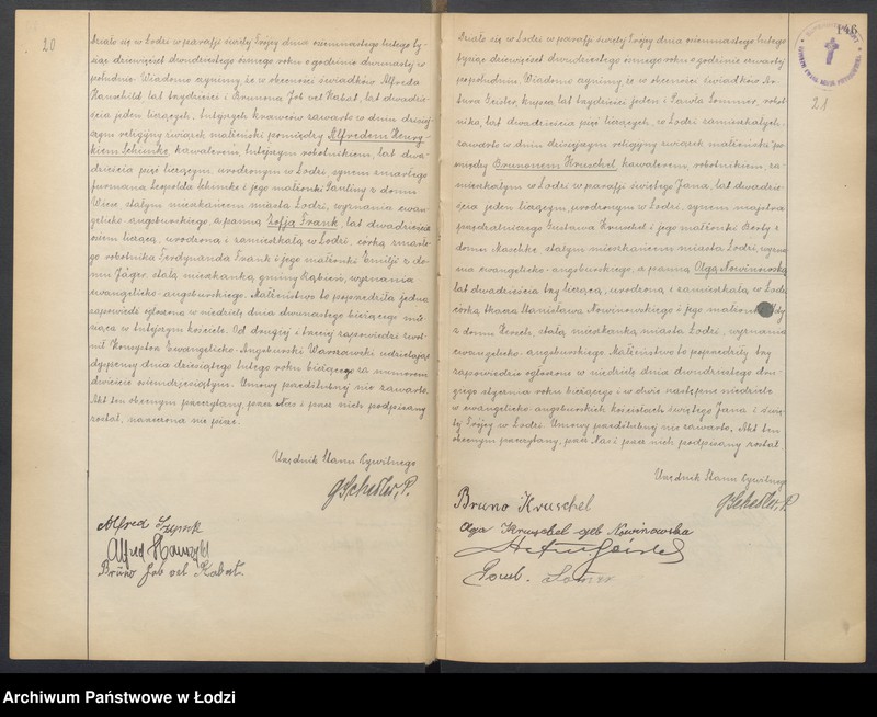 Obraz 13 z jednostki "Akta małżeństw"