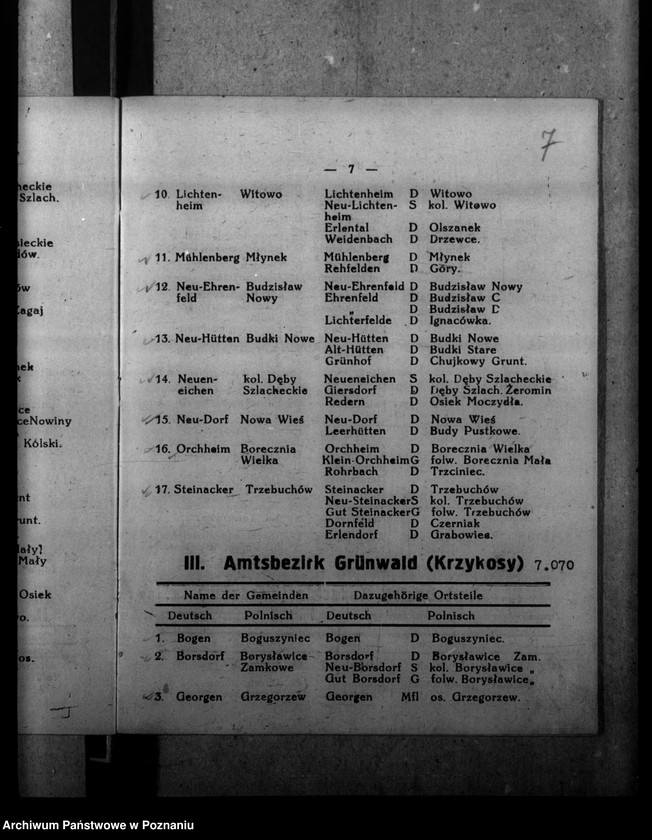 Obraz 12 z jednostki "Ortsverzeichnis des Kreises Warthbrücken"