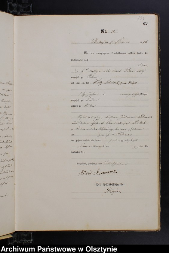 image.from.unit.number "Sterbe-Haupt-Register Nr 1 - 85"